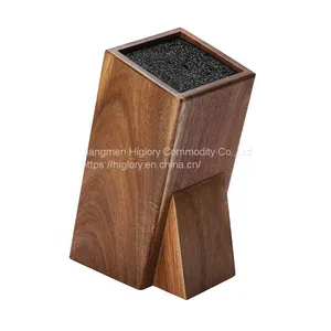 Universal Wooden Knife Set Block Western-style Knife Storage for Household Kitchenware thumbnail-1