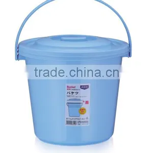Round Plastic Large Bucket With Lid and Handle thumbnail-2