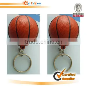 Promotional pu Basketball Keychain thumbnail-1