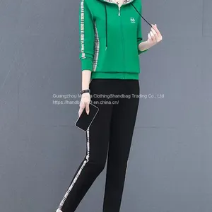 Sports And Leisure Fashion Suit Women's Clothing 2022 Spring And Autumn New Two-Piece Trend thumbnail-3