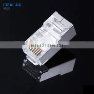 New Promotion 1000pcs Set Ftp Male Modular Plug 8p8c Cat5 / 6 RJ45 Keystone Connector thumbnail-2