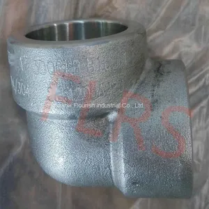 1 Inch Class 3000 90 Degree Elbow Forged Socket Welding Fittings A182 F304 / 304L thumbnail-2