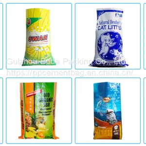 Empty Tile Adhesive Bags 20 kg 20kg Cement Putty Powder Glue Tile Adhesive Packing Kraft Paper Bag With Pasted Valve thumbnail-3