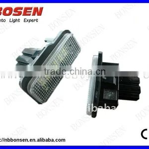 CE Certificate Benz W203-5D Wanon W211 W219 License Plate Lamp thumbnail-1
