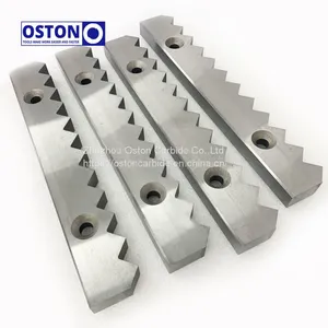 43X43X19.5mm Tungsten Carbide/Tool Steel Rotary and Stationary Blades for Micromat 2500 Shredder thumbnail-1