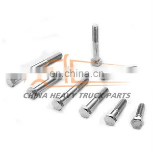 Wholesale High Quality SINOTRUK SITRAK Chassis Axle Accessories ZQ151B16100 Hexagon Head Bolt M16*1.5 thumbnail-2