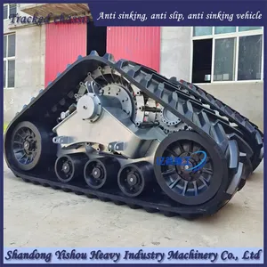 Conquer Muddy Farmland Worldwide! Large Harvester Tractor Modified With Rubber Half Track, Anti Slip and Anti Sinking, Selling Well Overseas thumbnail-5