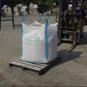 PP Woven Sacks 1 Ton Tote Bag Type A Bulka FIBC Formstable Waterproof Woven Sacks 1 Cubic Meter Bulk Vented Log Bags Super Sacks thumbnail-2