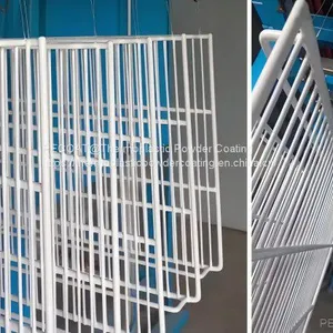 High Efficiency Energy Saving Fluidized Bed Dip Powder Coating Equipment Eco Friendly for Refrigerator Shelves thumbnail-1