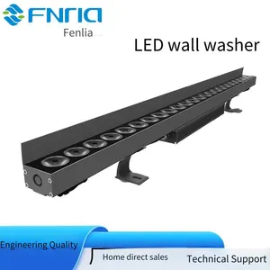 Led High-power Outdoor Wall Washer Lights, 48w Structural Waterproof Wall Washer Lights, Single-row Full-color Wall Washer Lights With Dmx512 Protocol thumbnail-2
