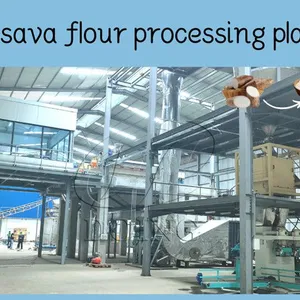 Cassava Flour Processing Engine Automatic Cassava Powder Milling Machine Cassava Flour Processing Factory Equipment thumbnail-1