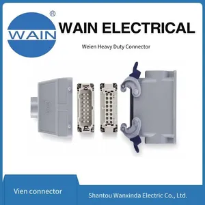 Wain Heavy-duty Connector H24b-se-4b-m32, Rectangular Connector With 24b Metal Shell, Aviation Plug thumbnail-2