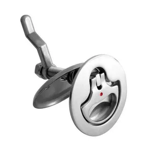 Stainless Steel 316 Marine Ship Yacht Boat Hardware Cam Latch Locking Hatch Handle Turning Lock Lift Ring thumbnail-4
