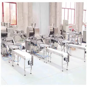 Factory Price Chinese Automatic Spring Roll Pastry Sheet Forming Baking Stuffing Wrapping Making Machine Production Line thumbnail-6