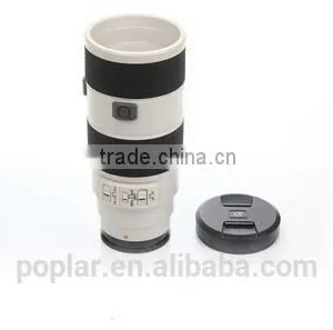 China Best Selling Novelty Funny Custom Logo Wholesale Stainless Steel Travel Camera Lens Coffee Mug thumbnail-4