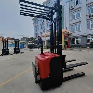 On Special Offer Electric Stacker Stacking Forklift With 3-meter Lifting Height and 1.5-ton Load Capacity Now Hot-selling thumbnail-1