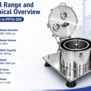 Flatbed Basket Centrifuge for Crystal Filtration and Dehydration in Pharmaceutical Manufacturing thumbnail-5