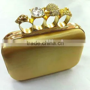 2012 Best Sell Four Rings Clasp Evening Handbags for Fashion Lady thumbnail-1