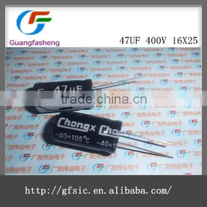 New 47UF 400V 16X25 Aluminum Electrolytic Capacitor thumbnail-1