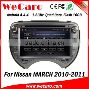 Wecaro WC-NM7043 Android 4.4.4 Stereo Double Din for Nissan March Car Dvd Player With Gps WIFI 3G 1080p thumbnail-1