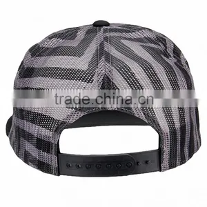 Guangzhou Guangjia Factory Printed Character Applique Logo Mesh Trucker Hats thumbnail-4