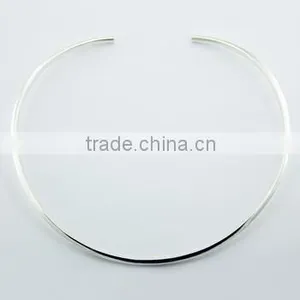 Handmade 925 Sterling Silver Gorgeous Choker Necklace thumbnail-1