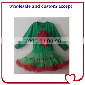 Santa Feather Tutu, Christams Long Dress Feather Skirt,prom Dress Long,wholesale Girls Tutu Dress,girls Party Dresses Kids thumbnail-2
