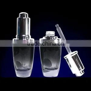 Push Button Glass Dropper Serum Bottle (625DP-3774) thumbnail-1