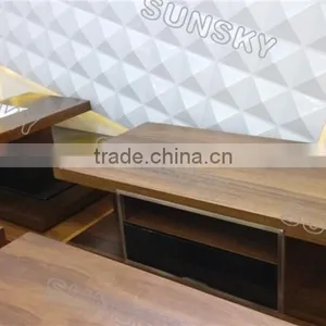 Mango Modern Home Furniture Wooden High Glossy Led Coffee Table 1479A thumbnail-2