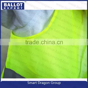 Mesh Polyester Fluorescent Fabrics Reflective Vest Work Clothes Supplier's Choice thumbnail-4