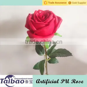 69cm/27" High Simulation Home and Wedding Decoration Red Artificial Foam Rose Flower thumbnail-1