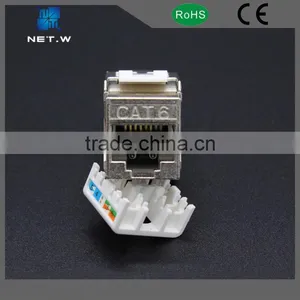 Cheapest Utp Cat 5E Rg45 6 Rj45 Keystone Jack thumbnail-4