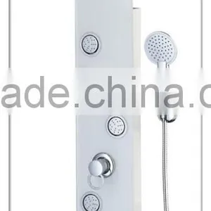 Tempered Glass Bathroom Column Shower Wall Set With Massage Jet thumbnail-2