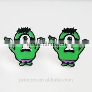 Cartoon Despicable Me Earrings Piercing Ear Stud Batman SpiderMan Iron Man thumbnail-6
