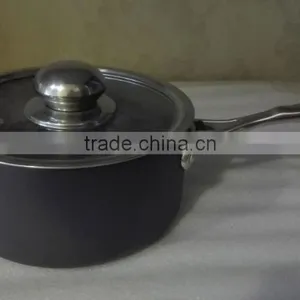 Forged/Hard Anodized Type Aluminum Nonstick Casserole Stock Pot Saucepan Milk Pot Kitchenwares thumbnail-2