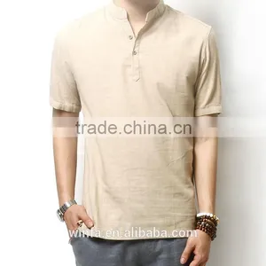 Quality Slim Fit Blank Polo Wholesale Shirt Hemp T Shirts thumbnail-4