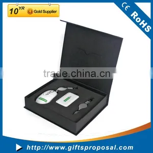 Portable Computer USB Travel Tool Kit Including Laptop Mouse USB Hub Charging Cable thumbnail-5