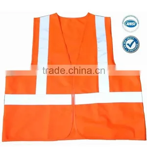 hi Viz Orange Safety Vest thumbnail-1