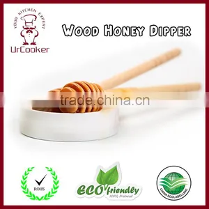 Best Sell High Grade Wooden Honey Dipper thumbnail-1