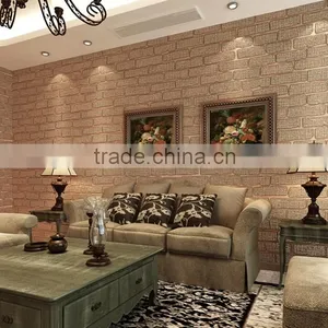 Modern Design Natural Style 3d Brick Wallpaper thumbnail-2