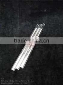 Bamboo Shaped Clear Fused Quartz Glass Tube thumbnail-2