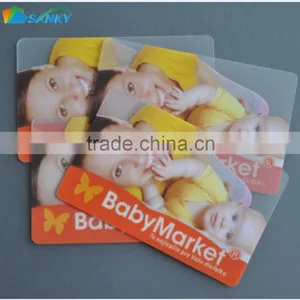 30Mil Frosted Transparent Clear Plastic Card thumbnail-2