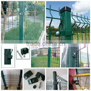 Hot Dipped Galvanized and Pvc Coated Security 3D Curved Welded Wire Mesh Fence thumbnail-5