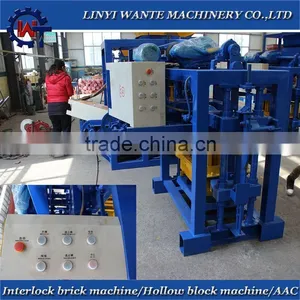 2015 High Technology QT40-2 Semi Automatic Concrete Block Making Machine thumbnail-3