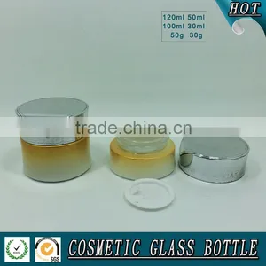 Luxury Cosmetic Empty Glass Lotion Bottle and Cosmetic Cream Jar thumbnail-5