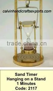 Sand Timer Hanging on a Stand 1 MINUTES thumbnail-1