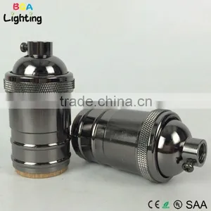 UL E26 Brass Vintage Pendant Lamp Socket For DIY Ceiling Light thumbnail-2