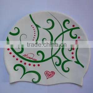 2014 Hot Selling Lovely High Quality Silicone Diving Caps thumbnail-5