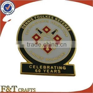 we Make Custom Metal Badges With Metal Painted Safety Pin thumbnail-4