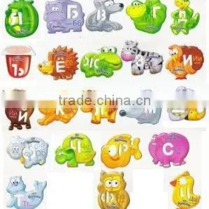 Custom Cartoon Alphabet 3d Pvc Fridge Magnet Sticker thumbnail-1